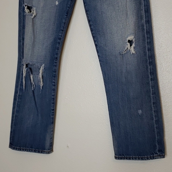 NEW Big Star Taylor Slouchy Boyfriend Distressed Jeans Womens Verdana Bohemian - Picture 3 of 15